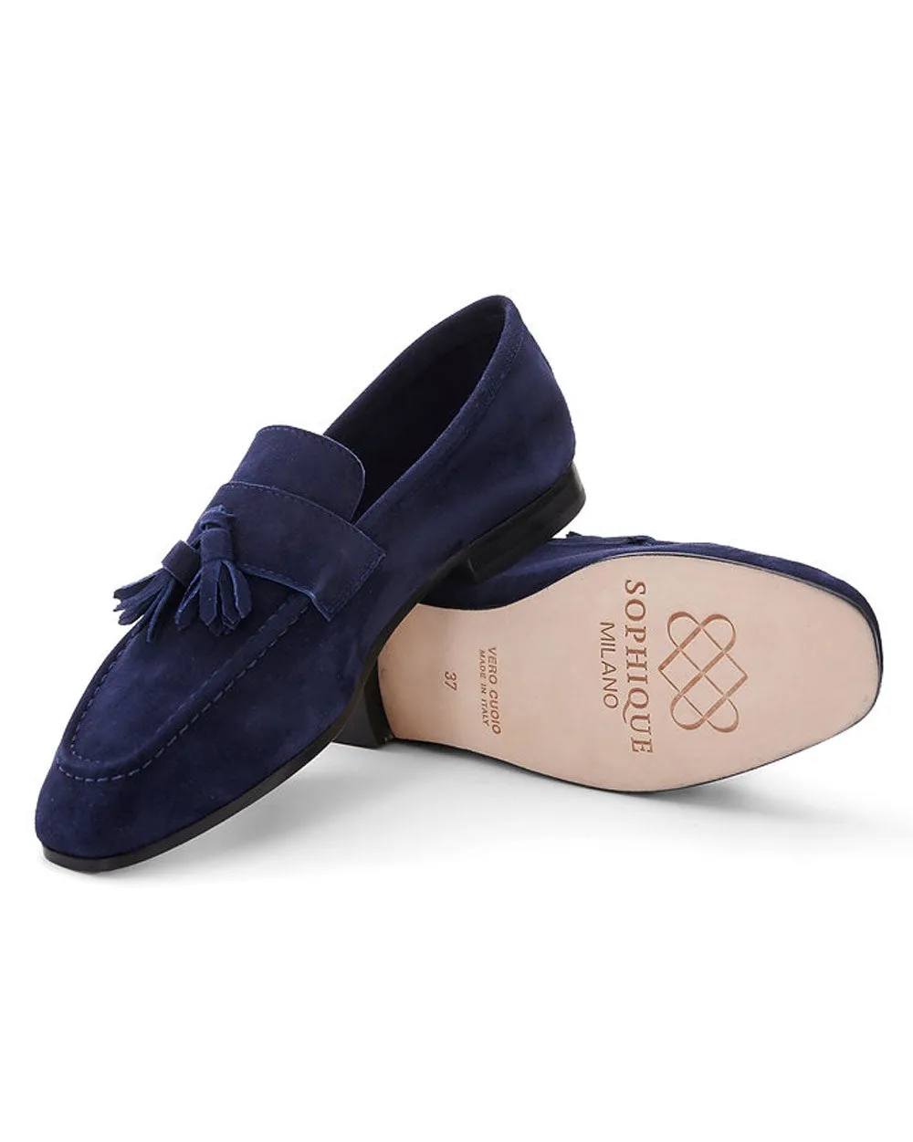 Trevi Quasten-Loafer in Blautinte