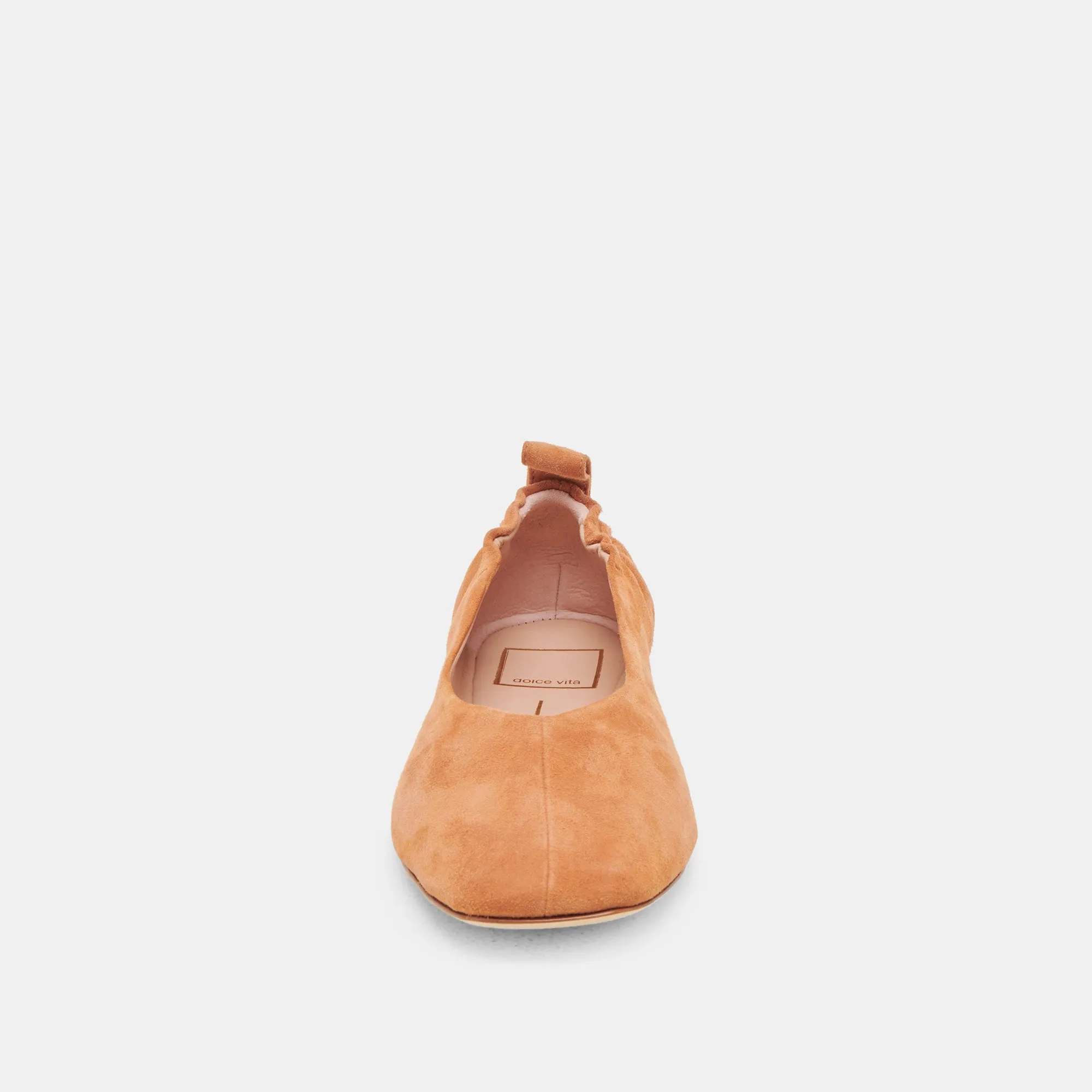 VINNIE BALLET FLATS AMBER WILDLEDER