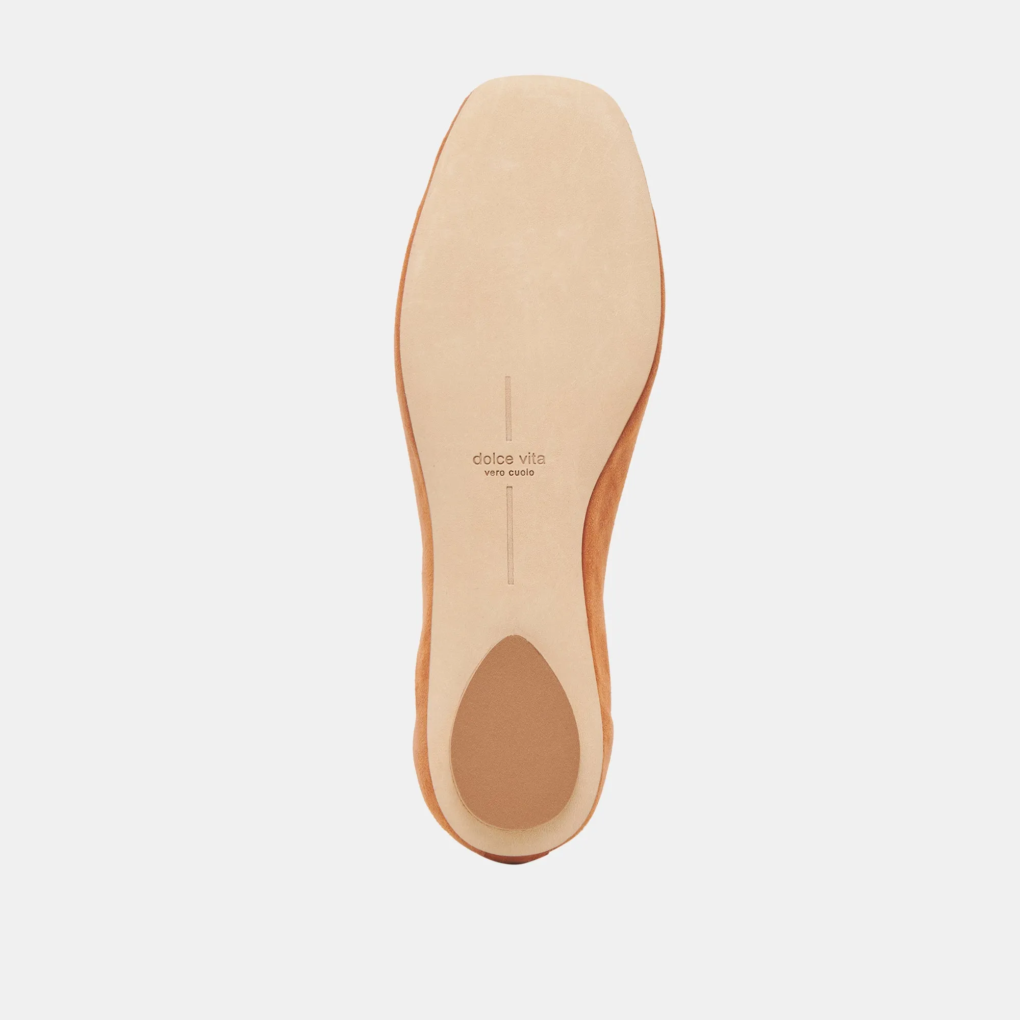 VINNIE BALLET FLATS AMBER WILDLEDER