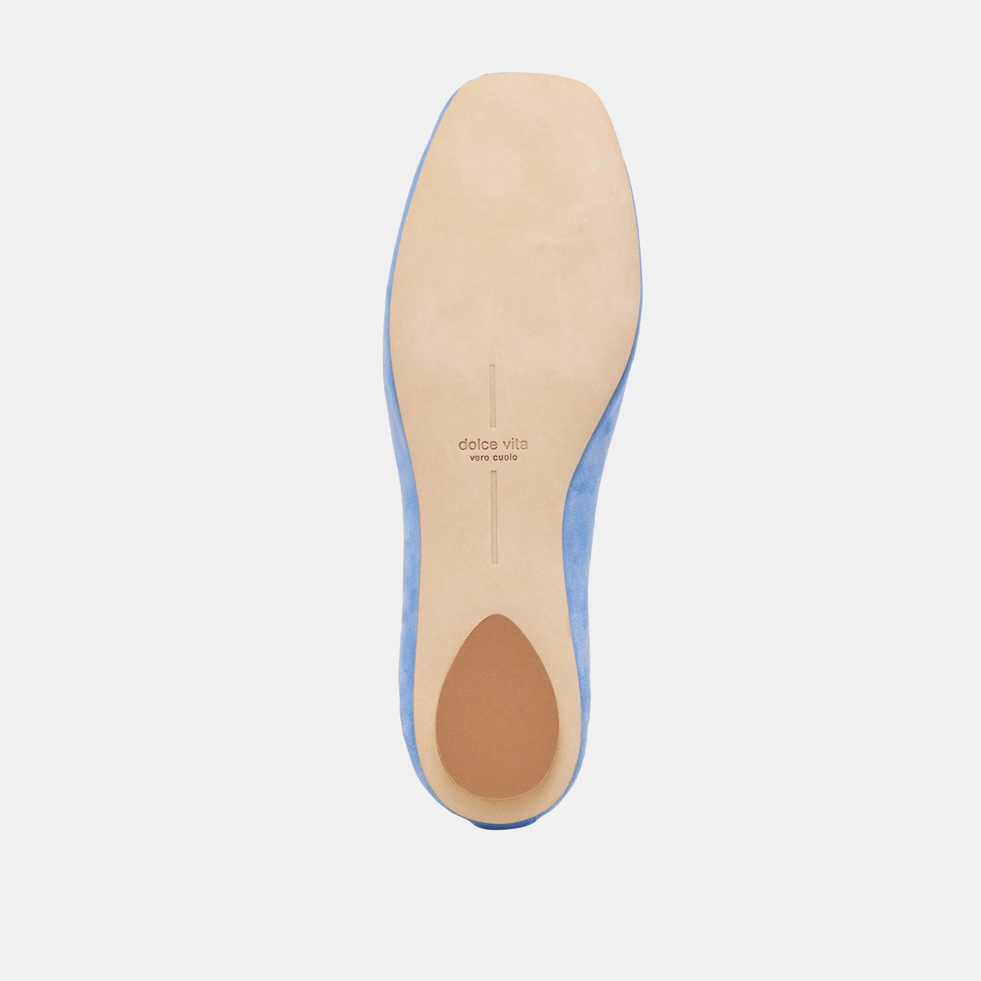 VINNIE BALLET FLATS STAUBBLAUER WILDLEDER