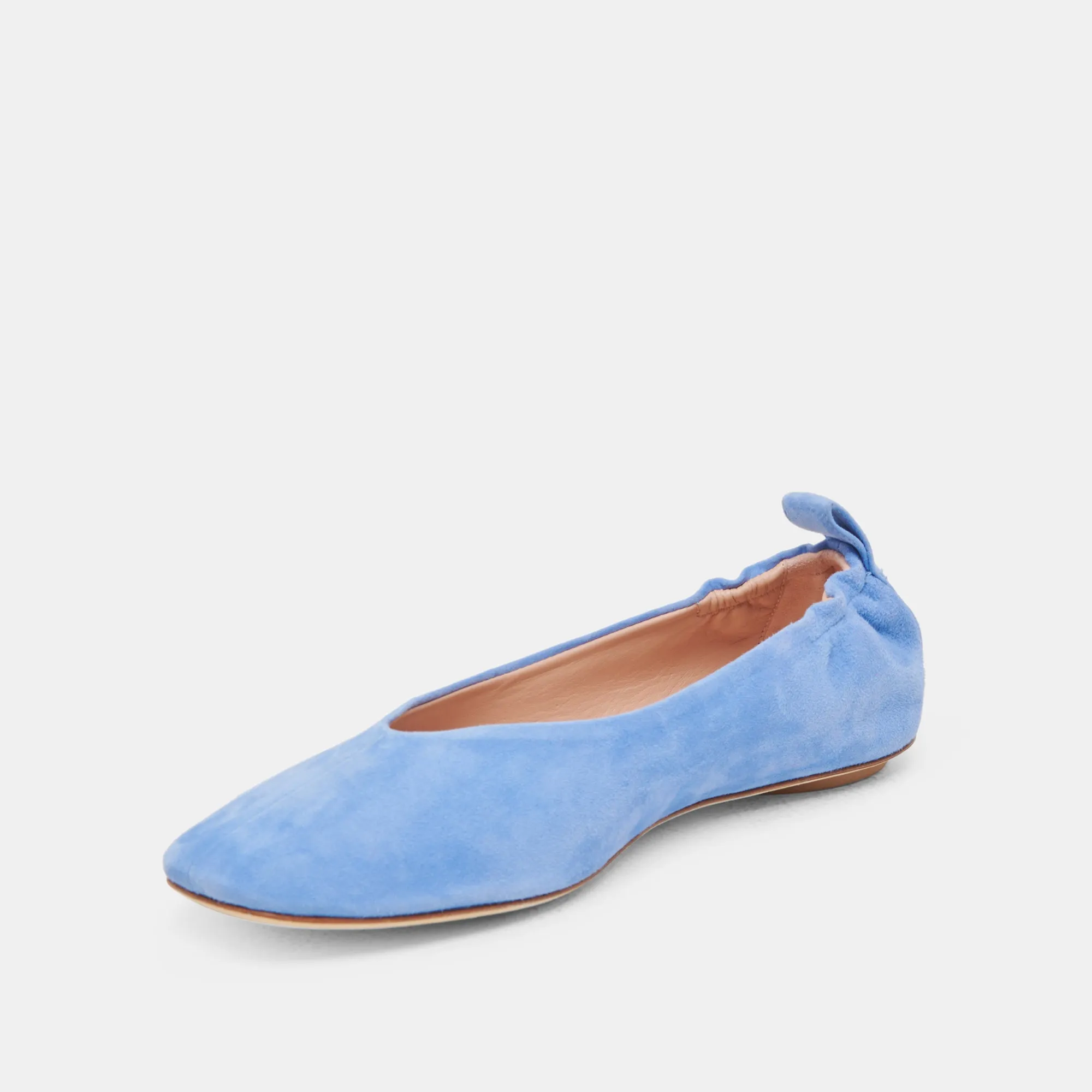 VINNIE BALLET FLATS STAUBBLAUER WILDLEDER