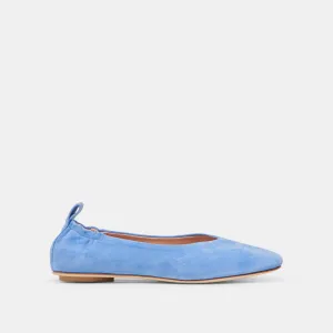 VINNIE BALLET FLATS STAUBBLAUER WILDLEDER