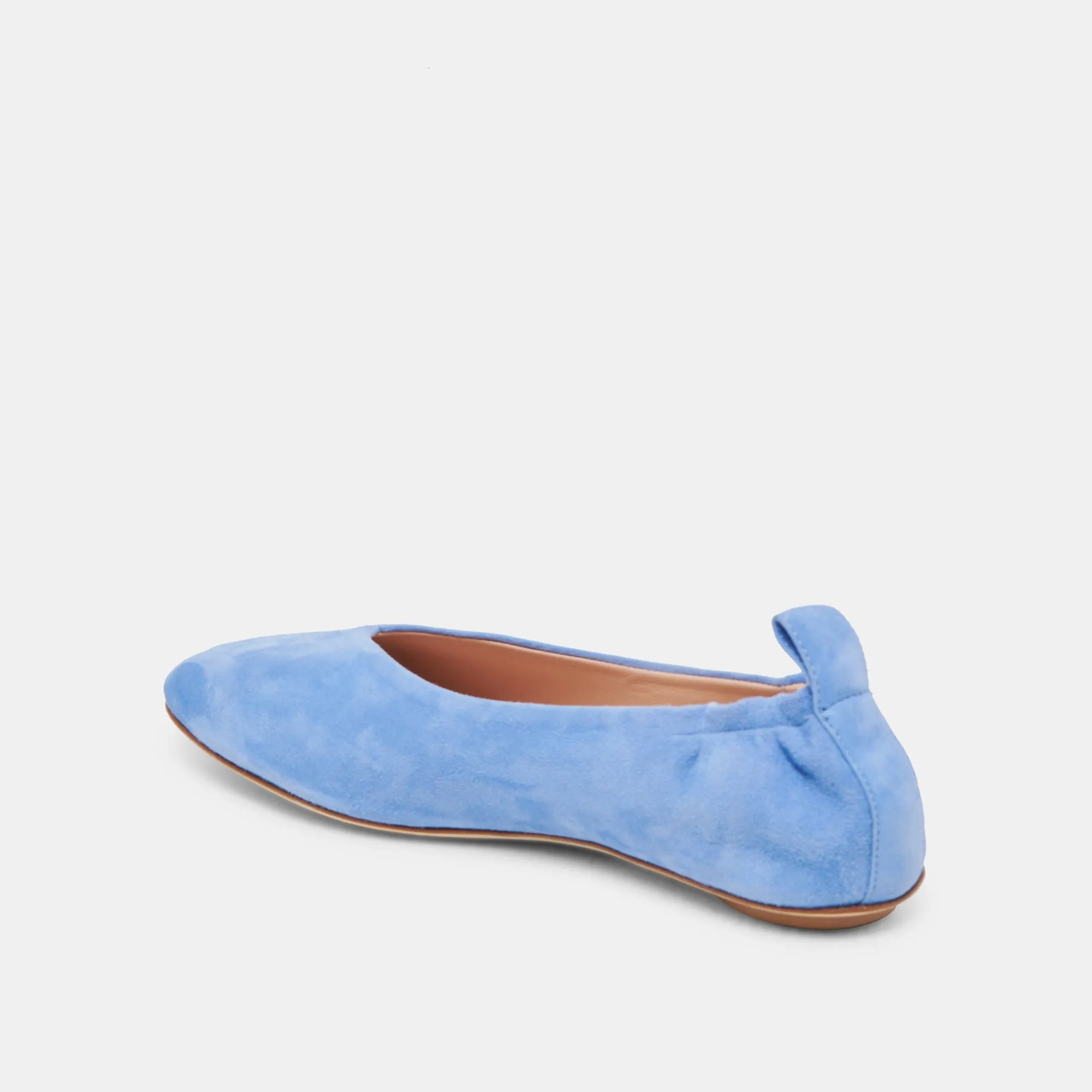 VINNIE BALLET FLATS STAUBBLAUER WILDLEDER