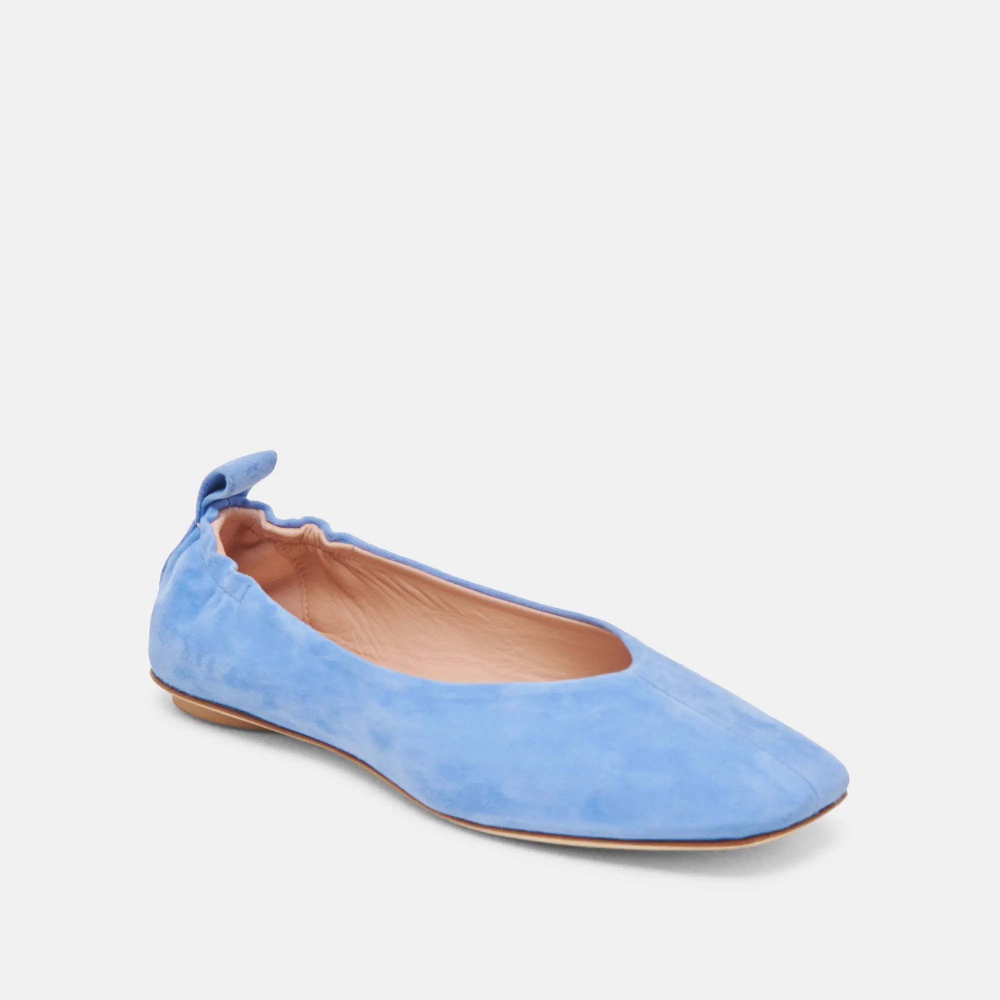 VINNIE BALLET FLATS STAUBBLAUER WILDLEDER