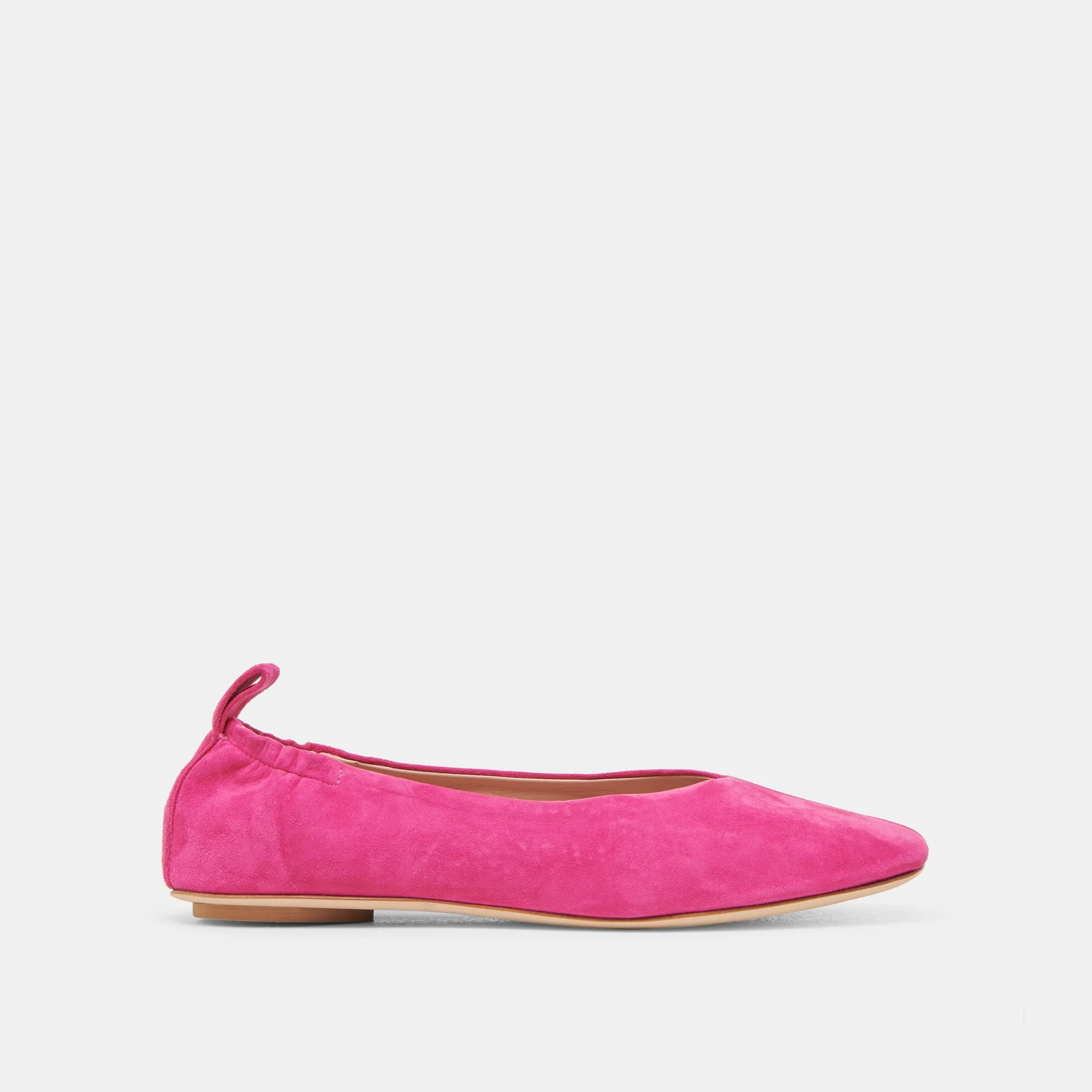 VINNIE BALLET FLATS FUCHSIA WILDLEDER