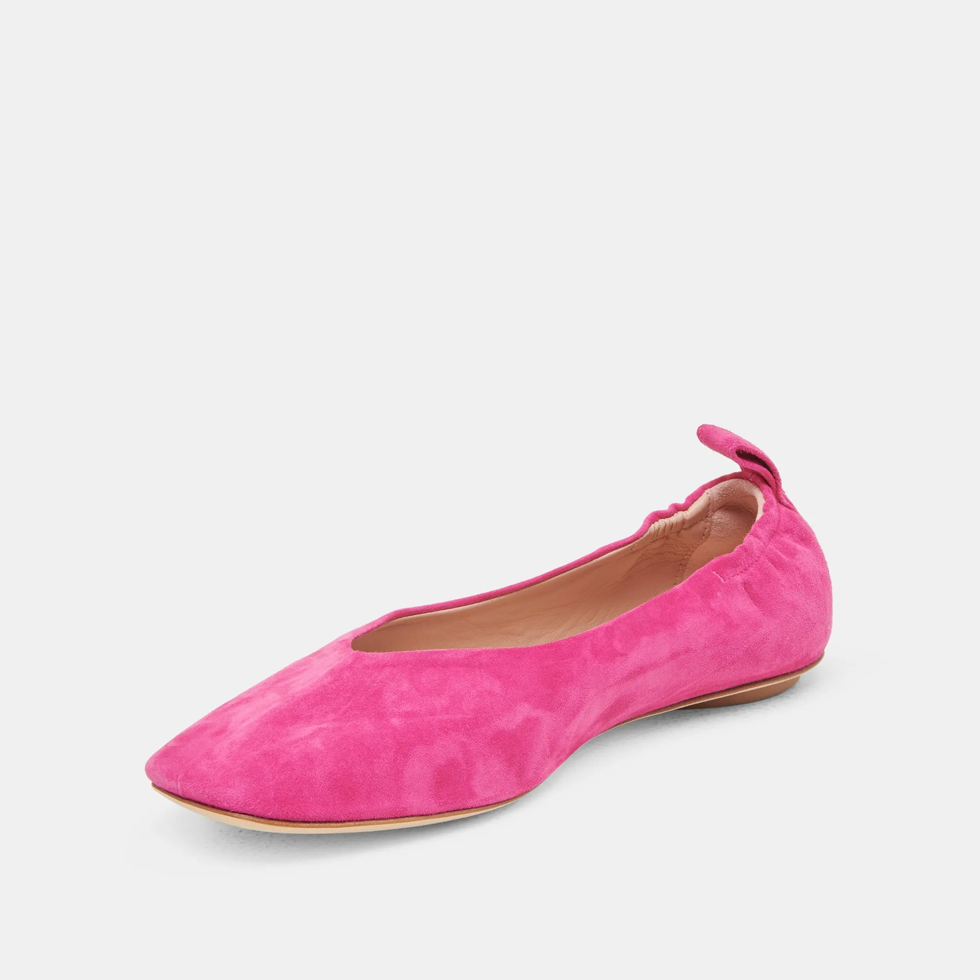 VINNIE BALLET FLATS FUCHSIA WILDLEDER