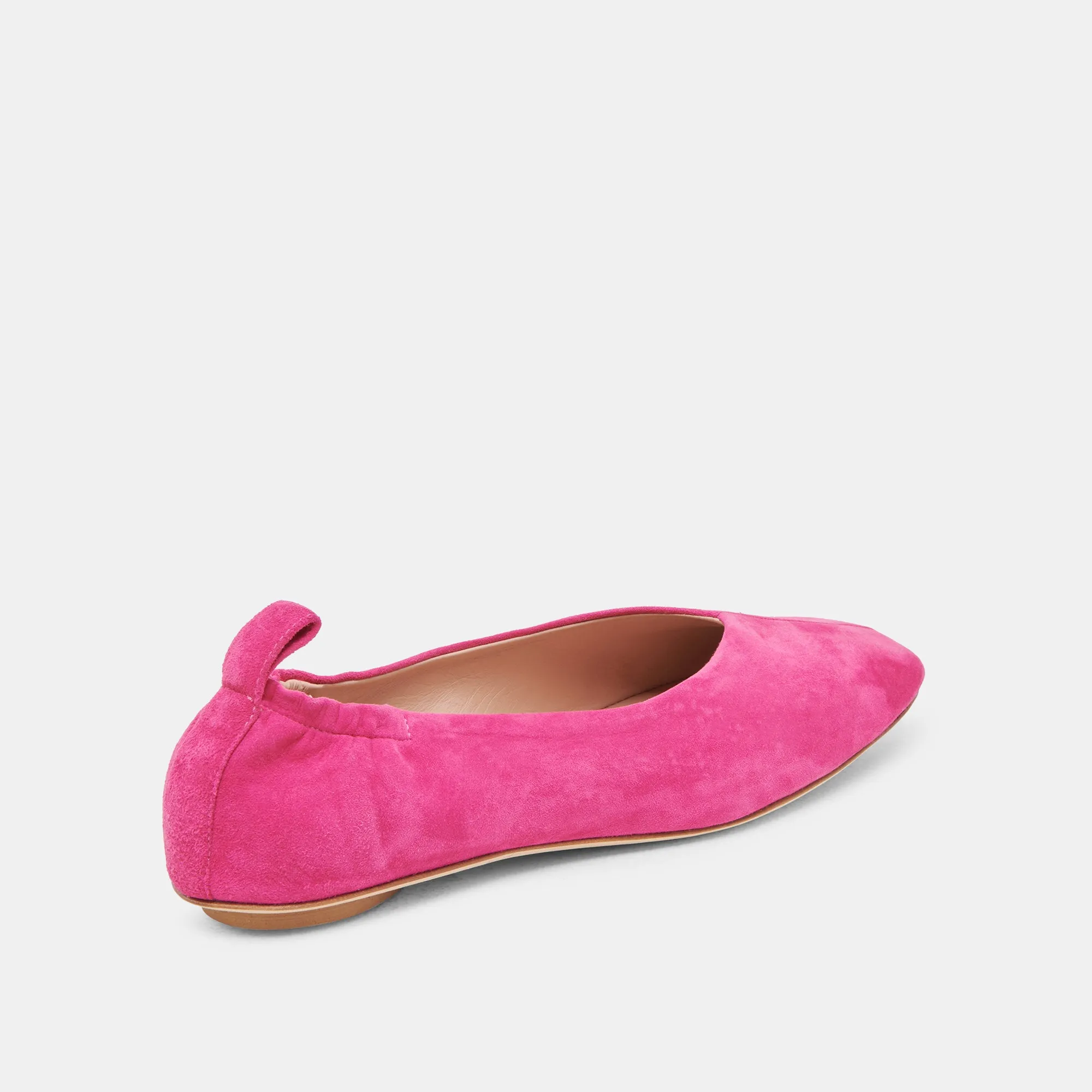 VINNIE BALLET FLATS FUCHSIA WILDLEDER