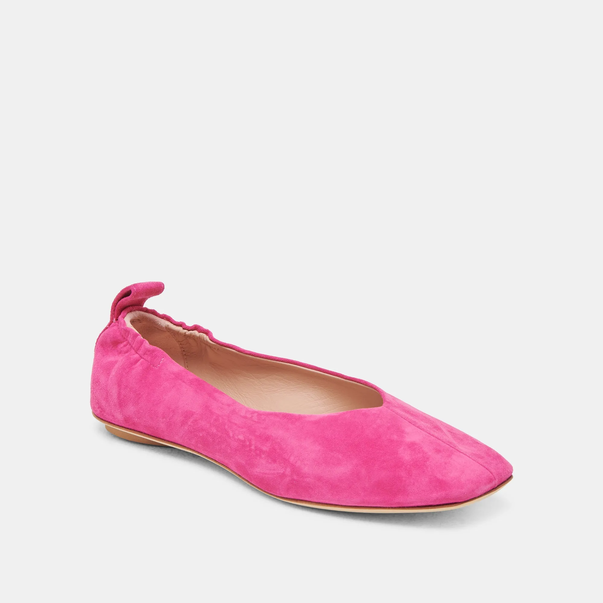 VINNIE BALLET FLATS FUCHSIA WILDLEDER