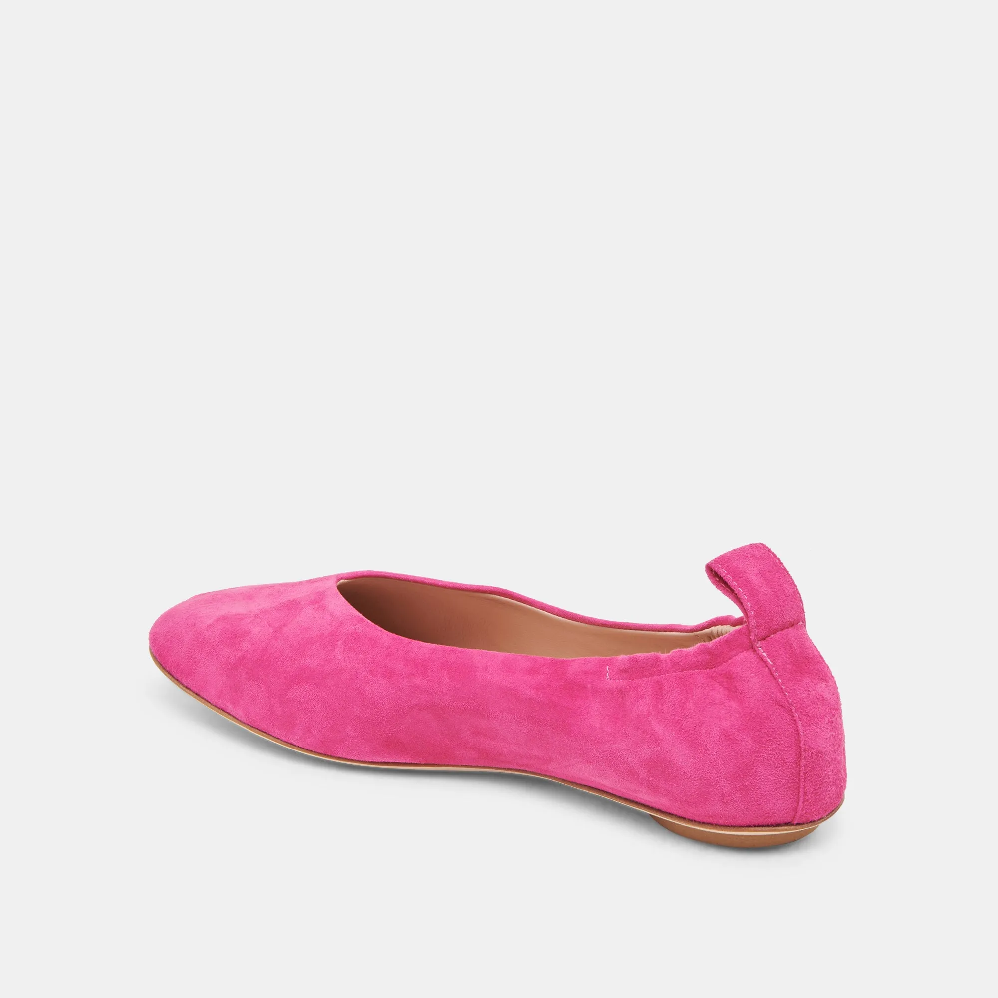 VINNIE BALLET FLATS FUCHSIA WILDLEDER