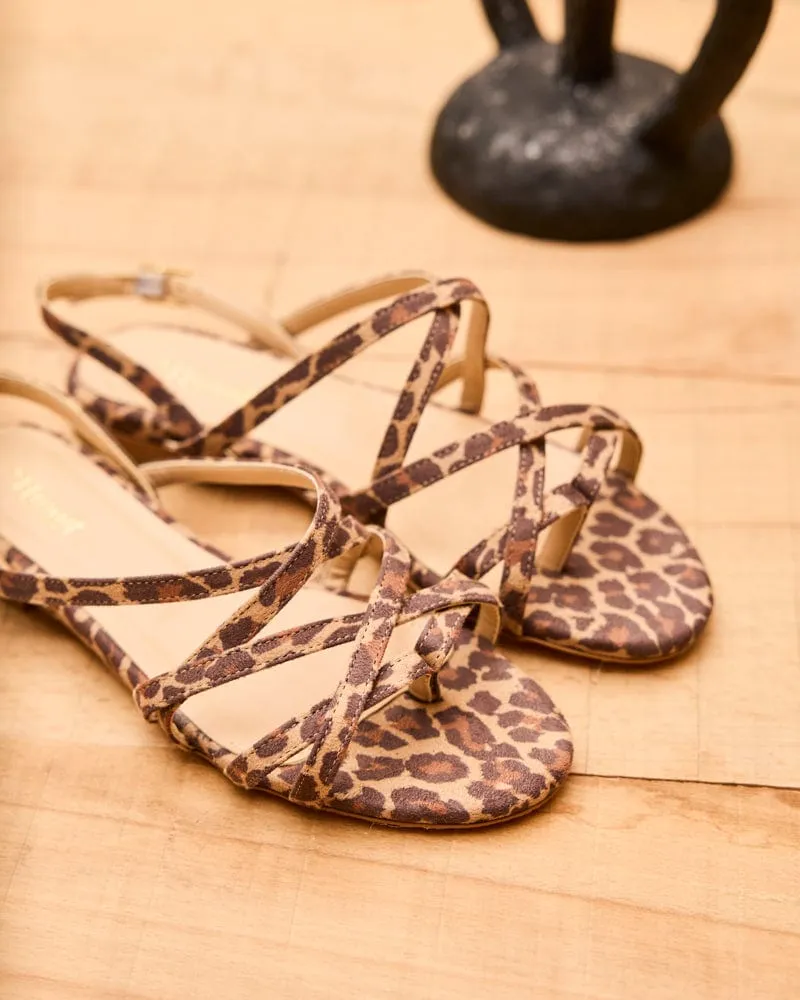 Vizzavona Vegane Riemchensandalen aus recyceltem Getreide | Leo