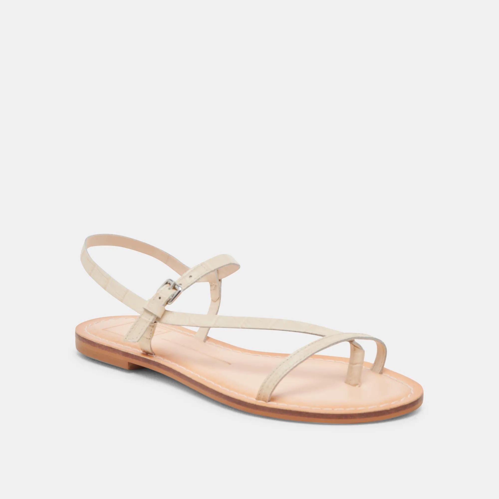 WANDRE SANDALEN KNOCHEL GEPRÄGTES LEDER