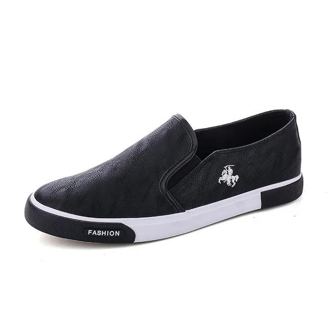 West Louis™ Leder Herren Flats Loafers
