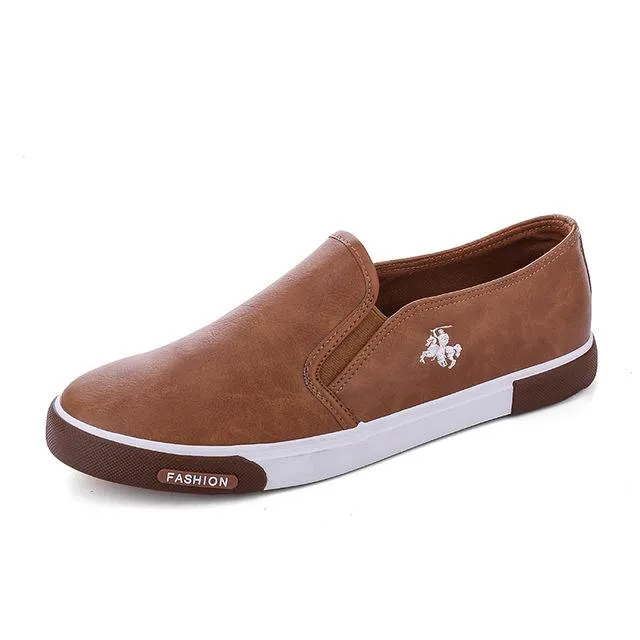 West Louis™ Leder Herren Flats Loafers