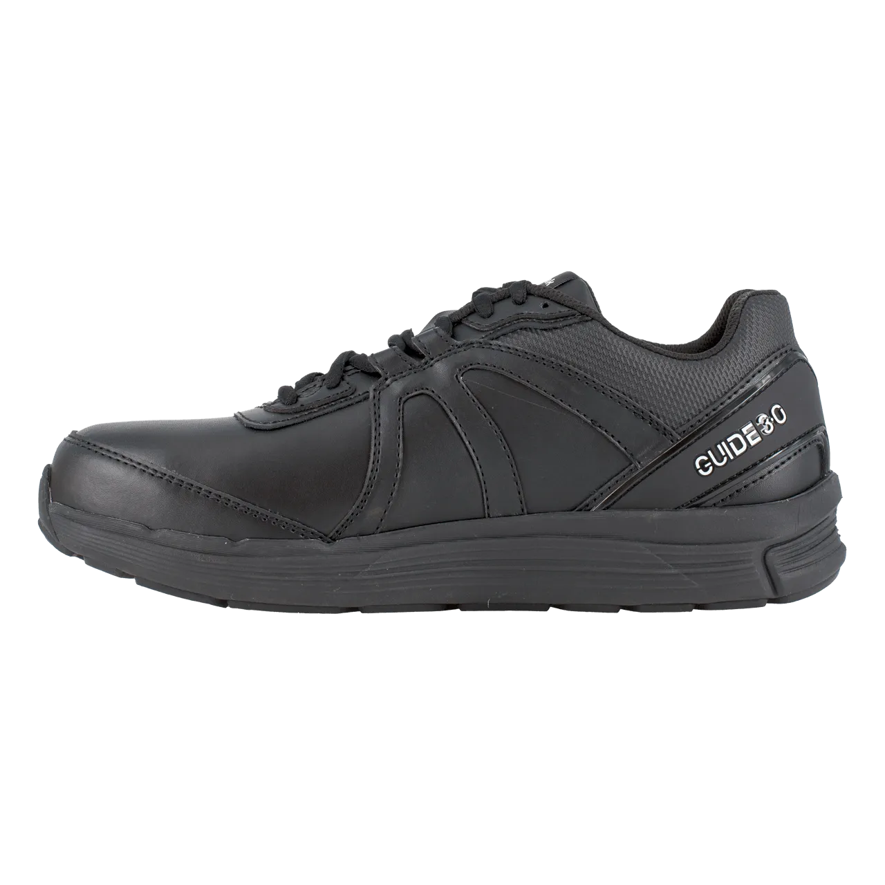 Damen-Sicherheitssportschuh mit Stahlkappe in Schwarz