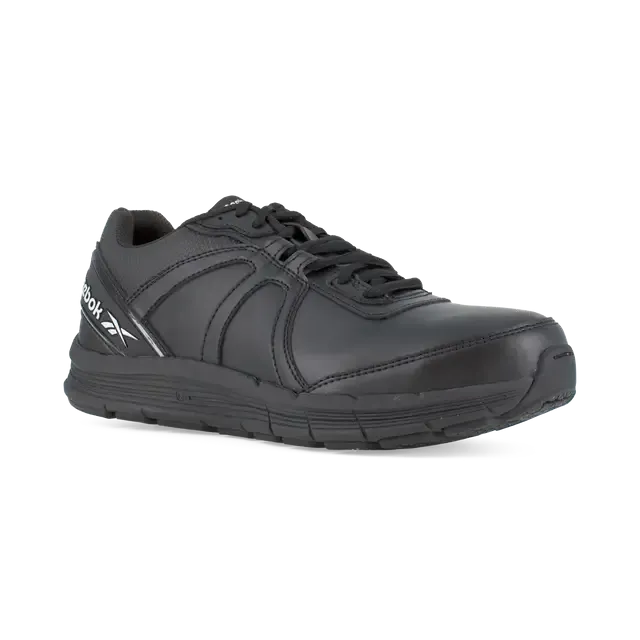 Damen-Sicherheitssportschuh mit Stahlkappe in Schwarz