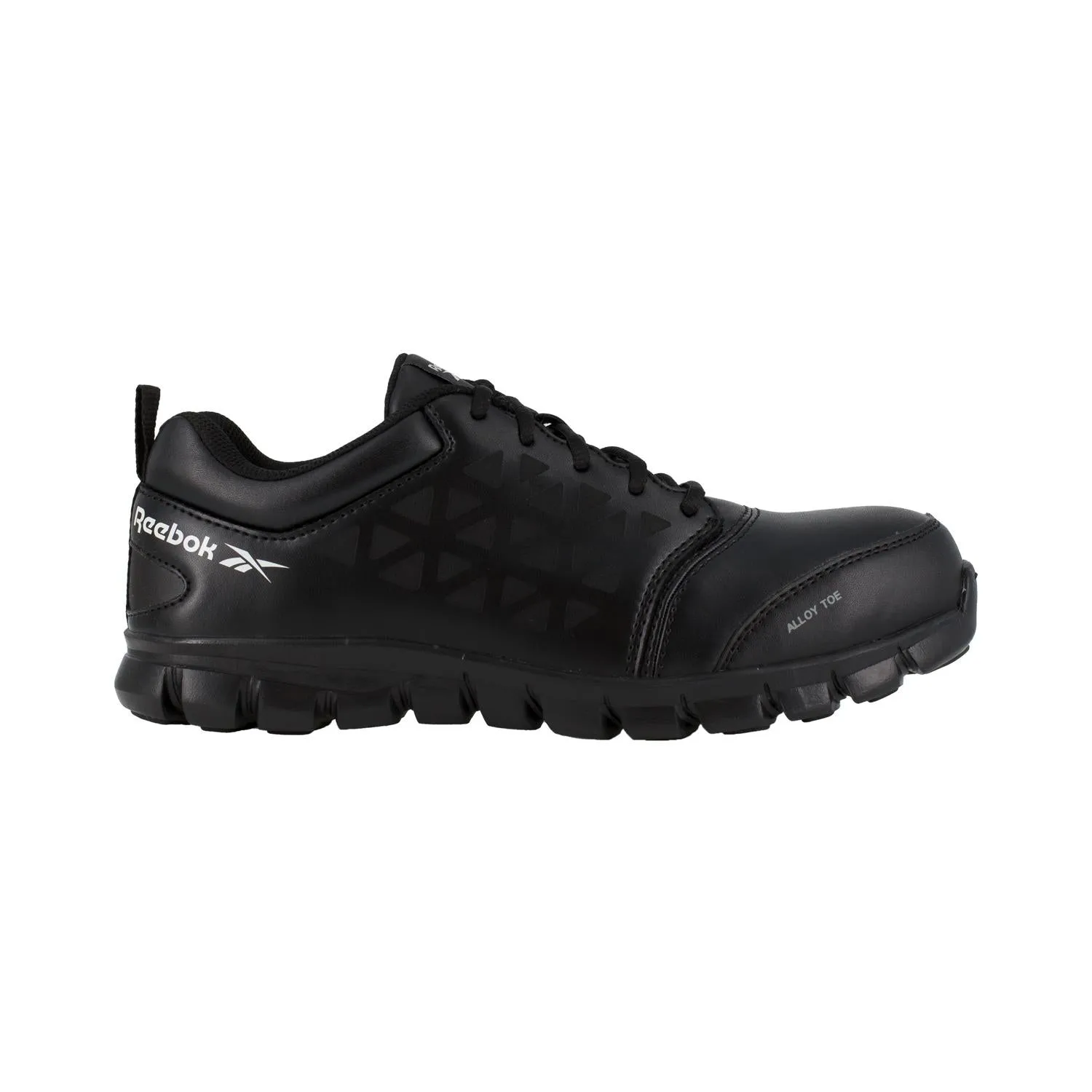 Damen Sublite Cushion Sicherheitsschuhe mit Stahlkappe, sportliche Lederschuhe, Schwarz