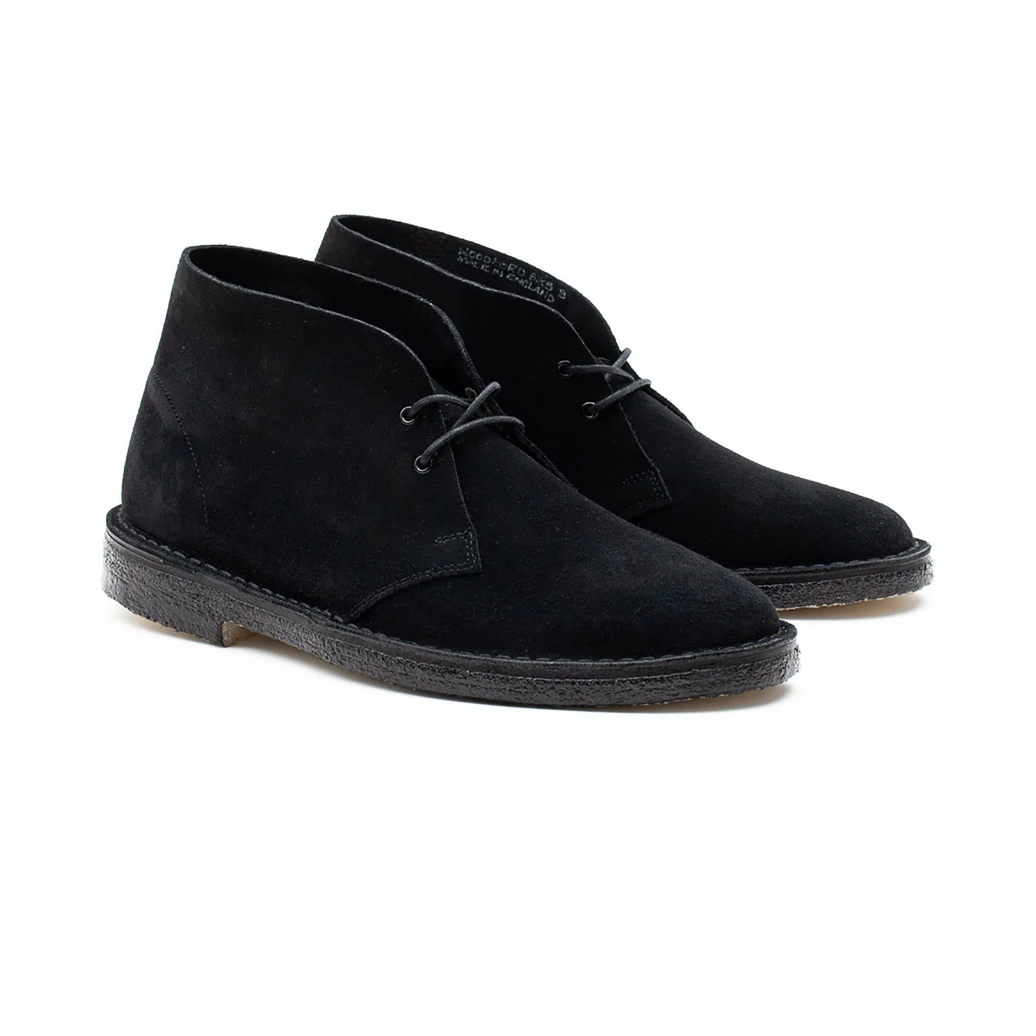 Woodford Desert Boot - Schwarzes Janus Kalbsleder Wildleder