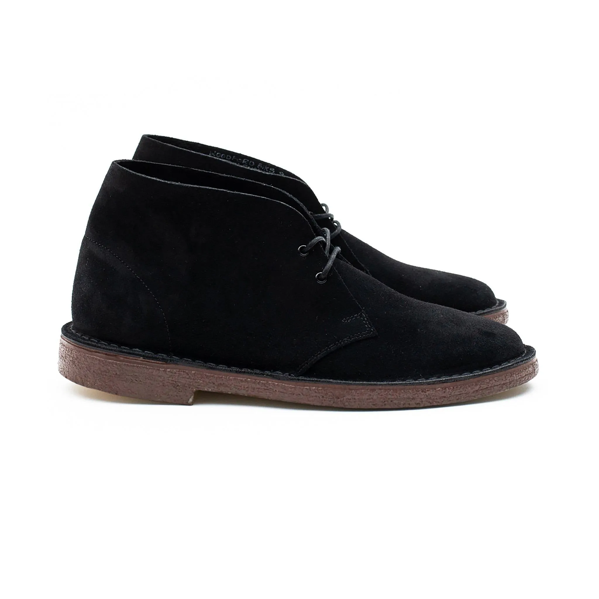 Woodford Desert Boot - Schwarzes Janus Kalbsleder Wildleder
