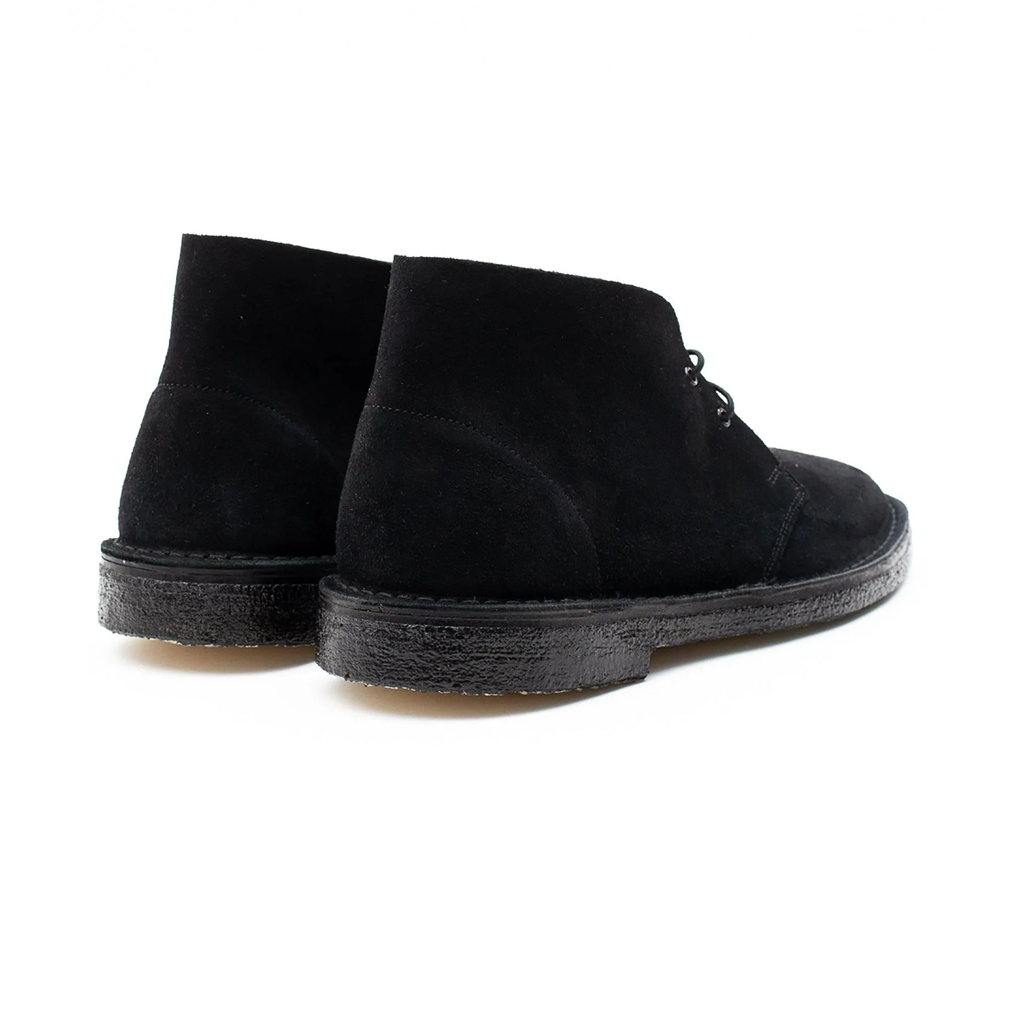 Woodford Desert Boot - Schwarzes Janus Kalbsleder Wildleder