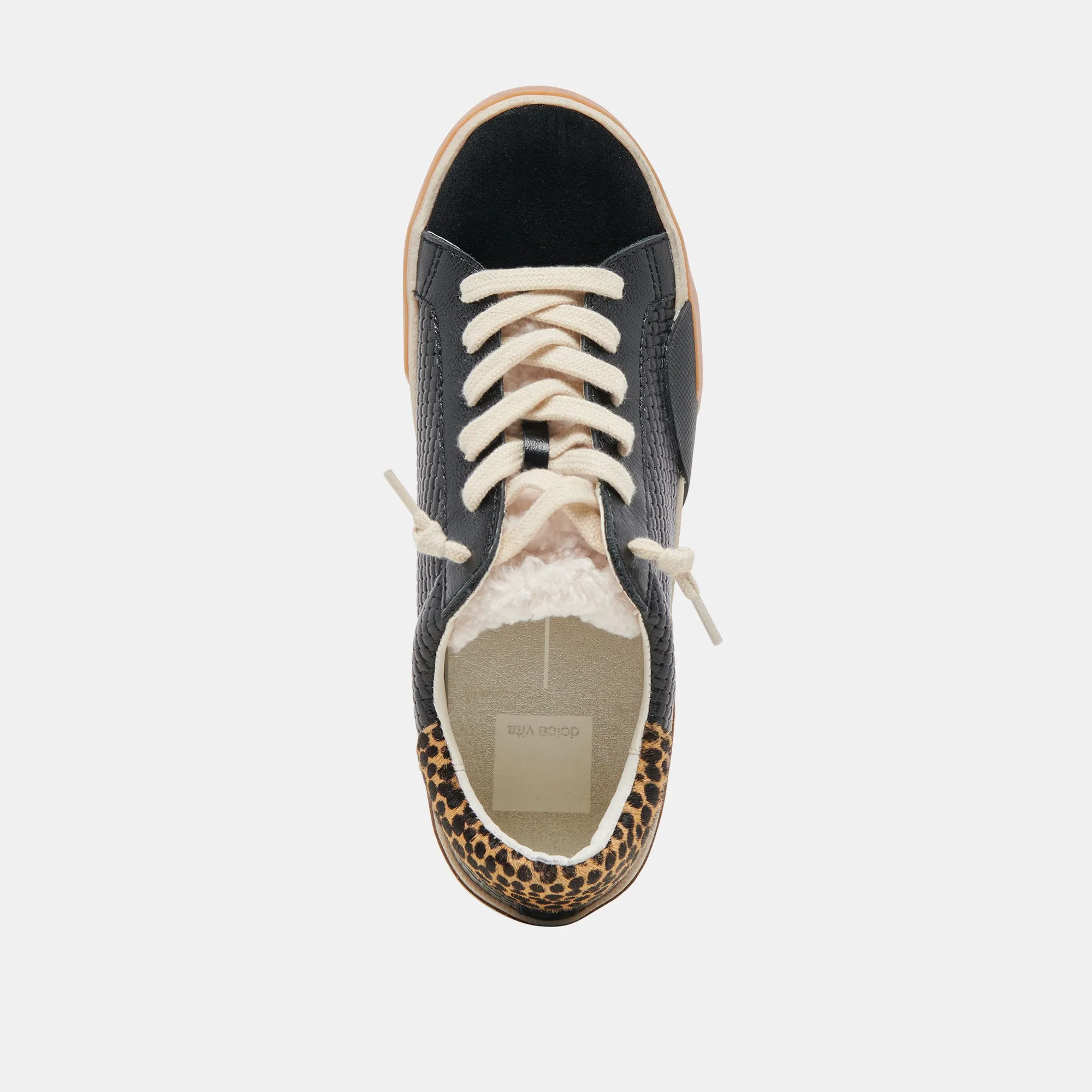 ZINA PLUSH SNEAKERS SCHWARZ MULTI GEWEBT