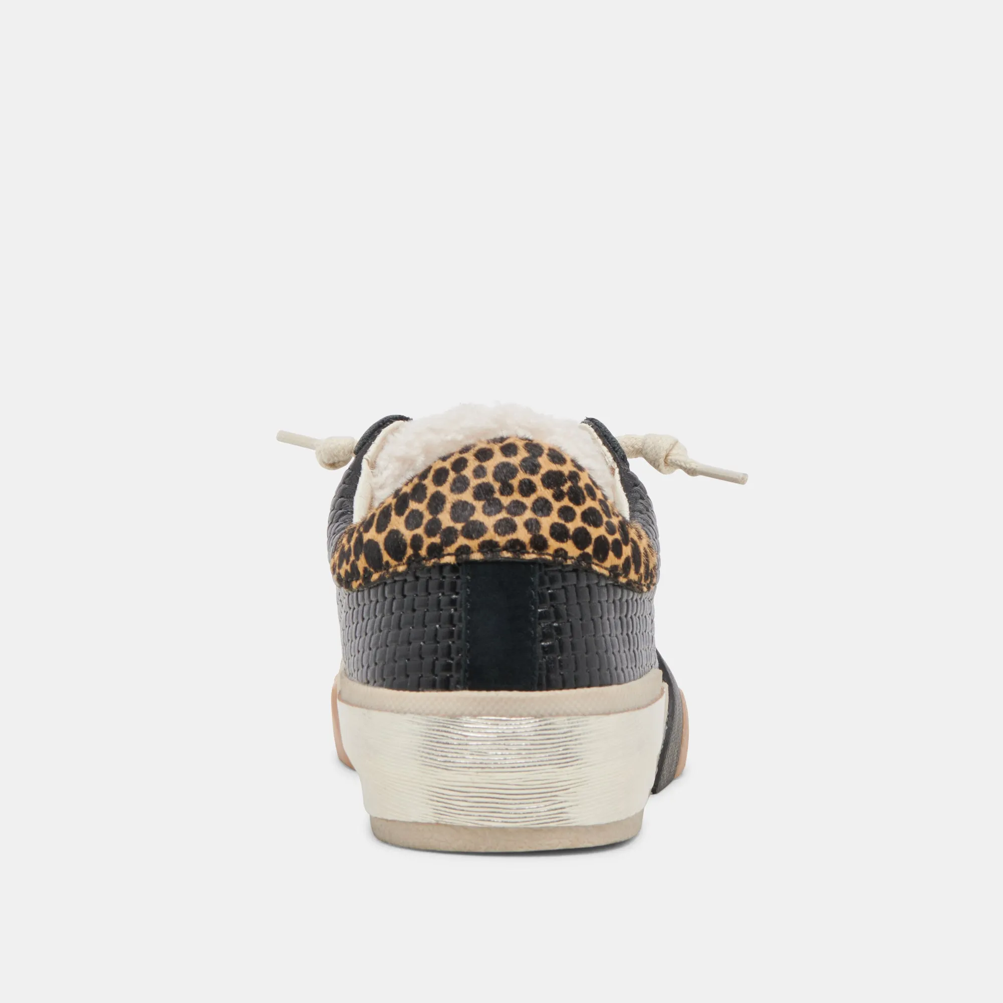 ZINA PLUSH SNEAKERS SCHWARZ MULTI GEWEBT