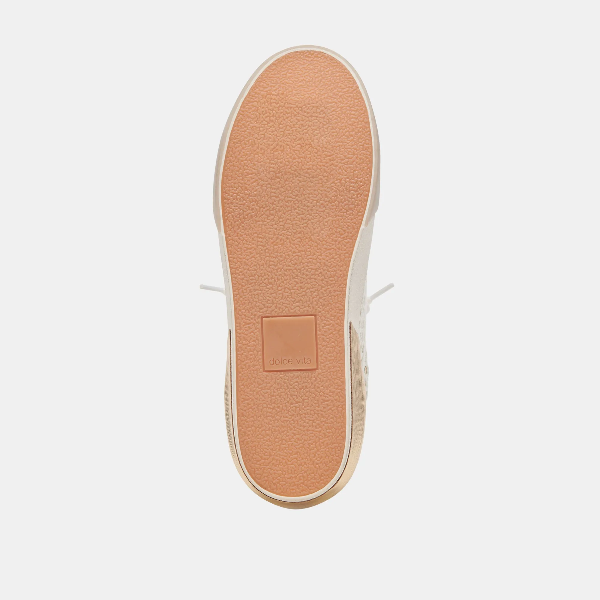 ZINA SNEAKERS KNOCHE GOLD GEWEBT