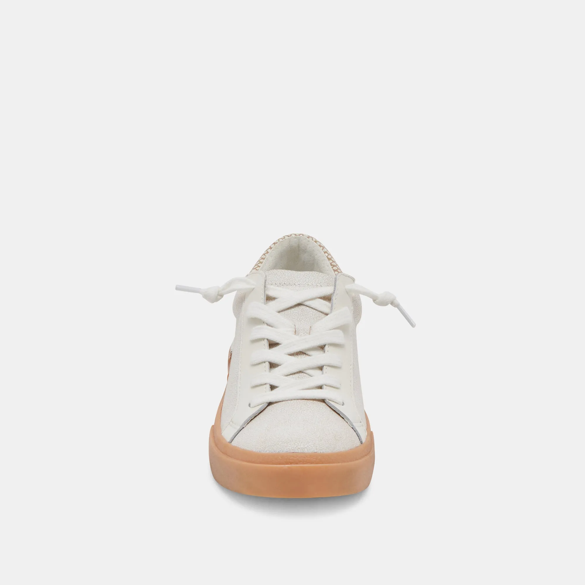 ZINA SNEAKERS ELFENBEIN MULTI GEBROCHENES LEDER